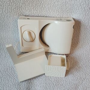 Rival Fold Up Electric Food Meat Slicer Stainless Steel Blade White Kitchen Tool